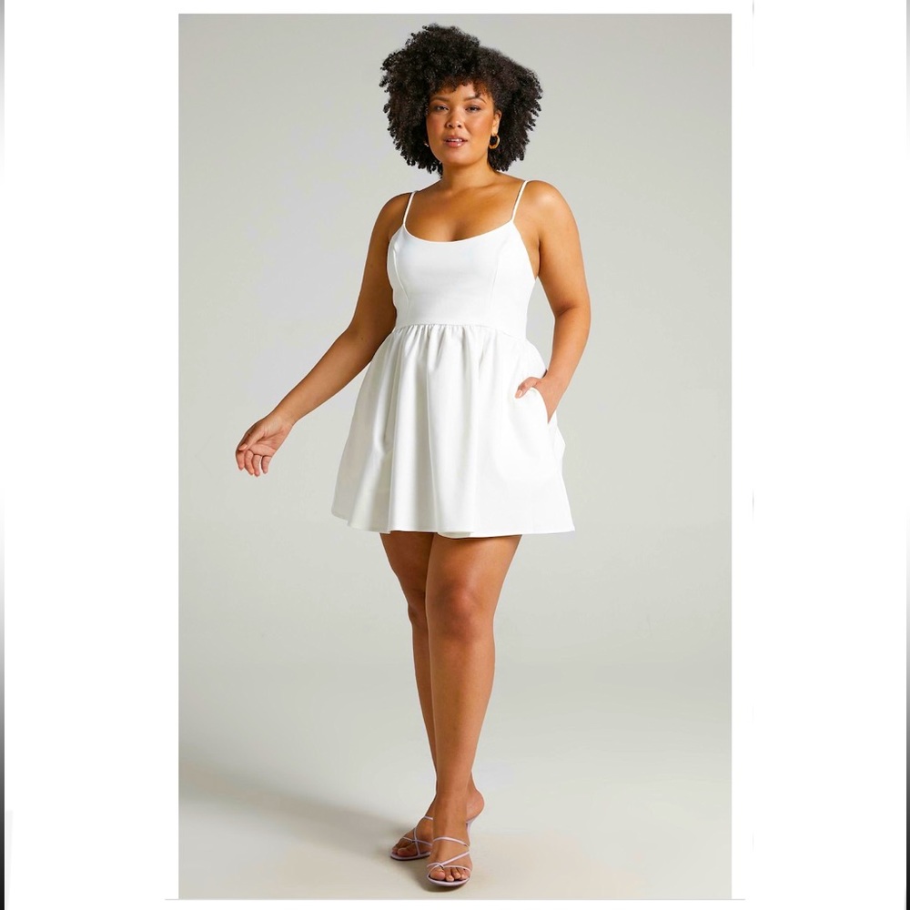YOU GOT NOTHING TO PROVE A-LINE MINI DRESS IN WHITE